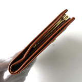 セリーヌ トリオンフ M08 レザー がま口 二つ折り財布 ブラウン - NEWSED