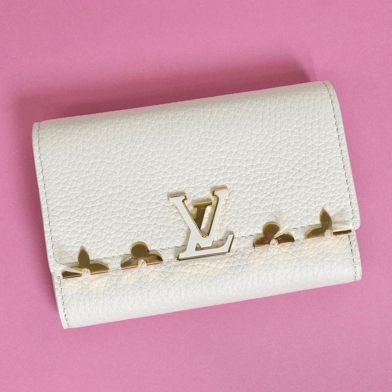 ルイ ヴィトン ポルトフォイユ カプシーヌ コンパクト クオーツ 三