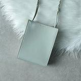 ジルサンダー タングル スモール レザー ショルダーバッグ ミントグリーン