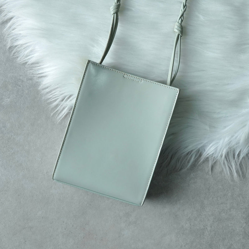 ジルサンダー タングル スモール レザー ショルダーバッグ ミントグリーン