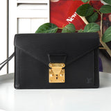 ルイ ヴィトン エピ ポシェット・セリエドラゴンヌ クラッチバッグ セカンドバッグ ノワール ブラック M52612 VI1011 - NEWSED