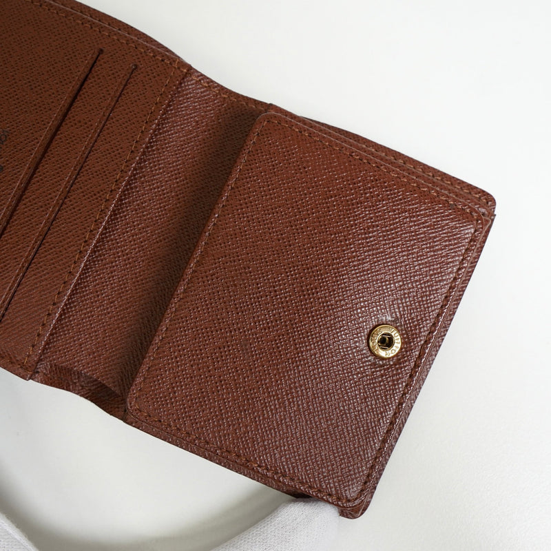 ルイ ヴィトン モノグラム ポルトフォイユ・マジェラン コンパクトウォレット 二つ折り財布 ブラウン M60045 - NEWSED