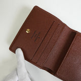 ルイ ヴィトン モノグラム ポルトフォイユ・マジェラン コンパクトウォレット 二つ折り財布 ブラウン M60045 - NEWSED