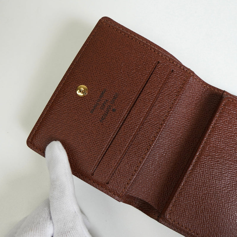 ルイ ヴィトン モノグラム ポルトフォイユ・マジェラン コンパクトウォレット 二つ折り財布 ブラウン M60045 - NEWSED