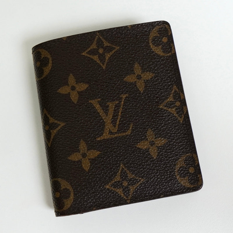 ルイ ヴィトン モノグラム ポルトフォイユ・マジェラン コンパクトウォレット 二つ折り財布 ブラウン M60045 - NEWSED