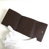 ルイ ヴィトン ダミエ ポルトフォイユ エリーズ コンパクトウォレット 二つ折り財布 ブラウン M61654 - NEWSED