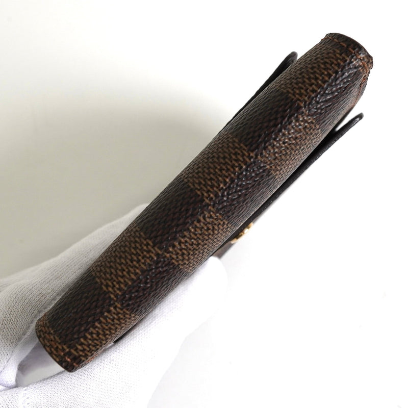 ルイ ヴィトン ダミエ ポルトフォイユ エリーズ コンパクトウォレット 二つ折り財布 ブラウン M61654 - NEWSED