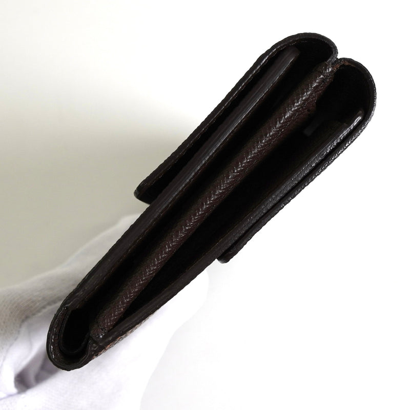 ルイ ヴィトン ダミエ ポルトフォイユ エリーズ コンパクトウォレット 二つ折り財布 ブラウン M61654 - NEWSED