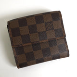 ルイ ヴィトン ダミエ ポルトフォイユ エリーズ コンパクトウォレット 二つ折り財布 ブラウン M61654 - NEWSED