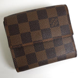 ルイ ヴィトン ダミエ ポルトフォイユ エリーズ コンパクトウォレット 二つ折り財布 ブラウン M61654 - NEWSED