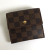 ルイ ヴィトン ダミエ ポルトフォイユ エリーズ コンパクトウォレット 二つ折り財布 ブラウン M61654