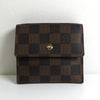 ルイ ヴィトン ダミエ ポルトフォイユ エリーズ コンパクトウォレット 二つ折り財布 ブラウン M61654