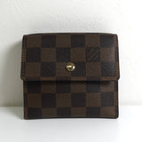 ルイ ヴィトン ダミエ ポルトフォイユ エリーズ コンパクトウォレット 二つ折り財布 ブラウン M61654 - NEWSED