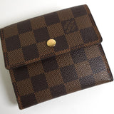 ルイ ヴィトン ダミエ ポルトフォイユ エリーズ コンパクトウォレット 二つ折り財布 ブラウン M61654 - NEWSED