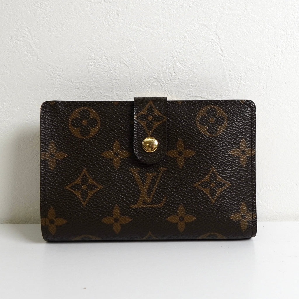 ルイ ヴィトン モノグラム ポルトモネ・ヴィエノワ コンパクトウォレット 二つ折り財布 ブラウン M61663