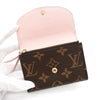 ルイ ヴィトン モノグラム ポルトモネ ロザリローズ バレリーヌ カードケース コインケース ブラウン M62361