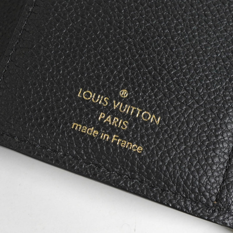 ルイ ヴィトン モノグラム アンプラント ポルトフォイユ ヴィクトリーヌ コンパクトウォレット 三つ折り財布 ブラック M64060 - NEWSED