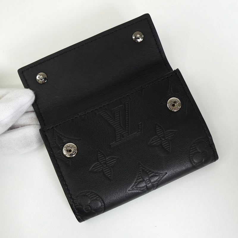 ルイ ヴィトン モノグラムシャドウ ディスカバリー コンパクトウォレット ブラック M67631 - NEWSED