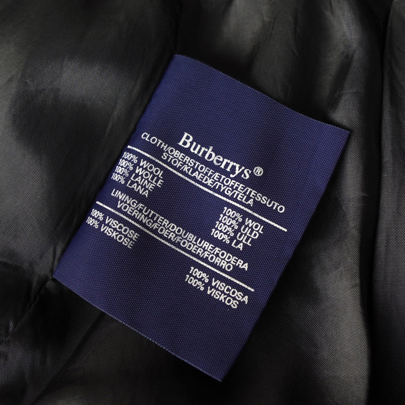 バーバリー ノバチェック ウール タイト スカート グレー