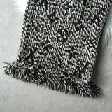 ルイ ヴィトン エシャルプ ロゴマニア モノグラム ウール マフラー ブラック / ホワイト M70423 - NEWSED