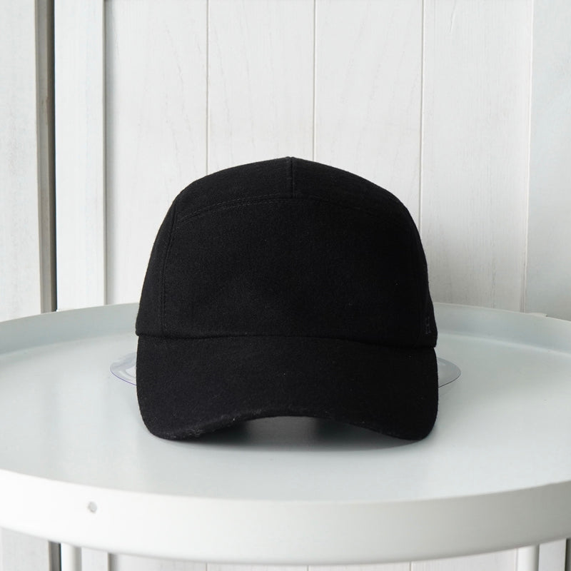 エルメス ライリー ドロップ カシミヤ100% キャップ ブラック