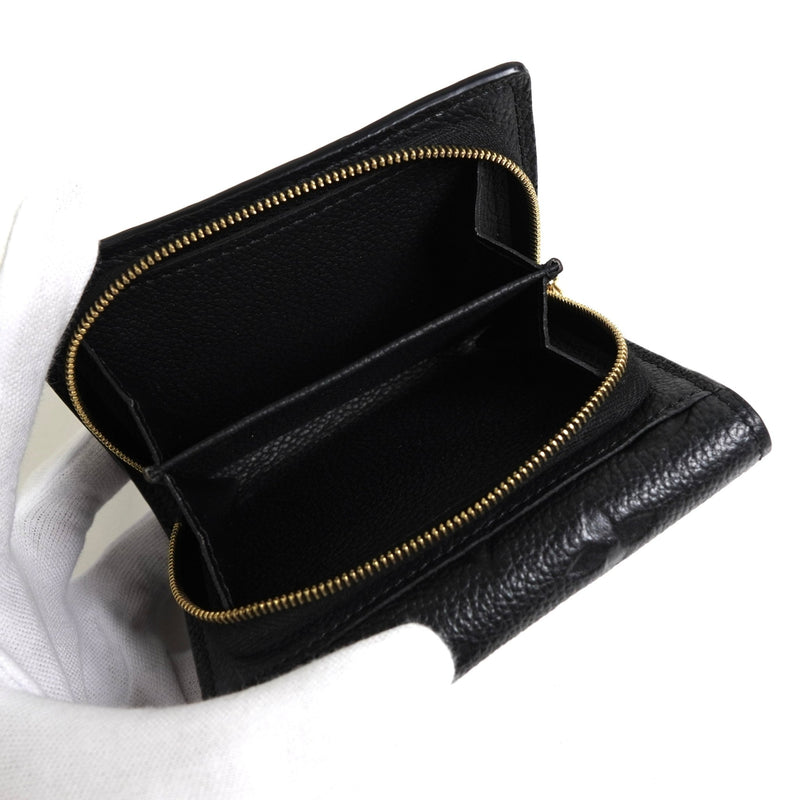 ルイ ヴィトン モノグラム アンプラント ポルトフォイユ メティスコンパクト コンパクトウォレット 三つ折り財布 ブラック M80880 - NEWSED