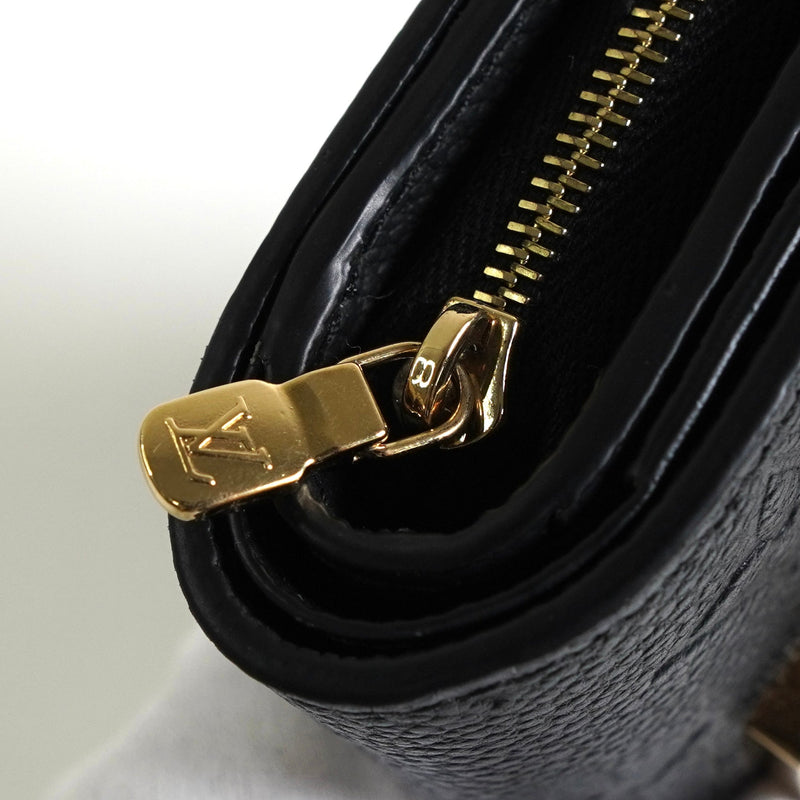 ルイ ヴィトン モノグラム アンプラント ポルトフォイユ メティスコンパクト コンパクトウォレット 三つ折り財布 ブラック M80880 - NEWSED