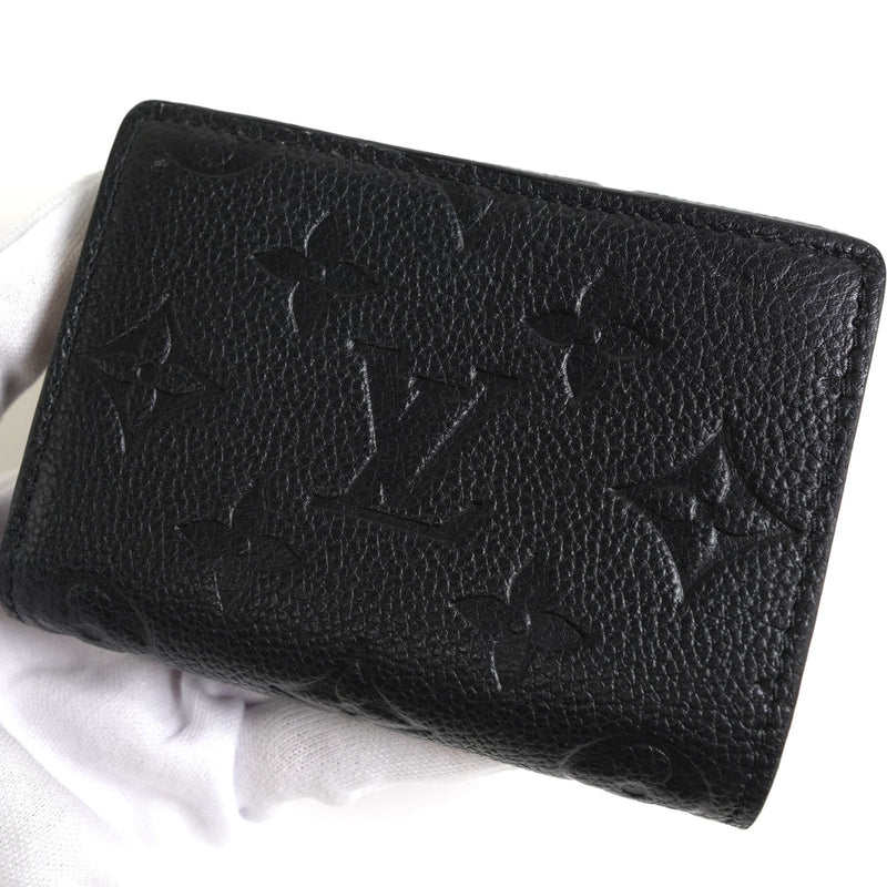 ルイ ヴィトン モノグラム アンプラント ポルトフォイユ メティスコンパクト コンパクトウォレット 三つ折り財布 ブラック M80880 - NEWSED