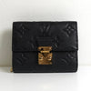 ルイ ヴィトン モノグラム アンプラント ポルトフォイユ メティスコンパクト コンパクトウォレット 三つ折り財布 ブラック M80880