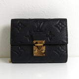 ルイ ヴィトン モノグラム アンプラント ポルトフォイユ メティスコンパクト コンパクトウォレット 三つ折り財布 ブラック M80880 - NEWSED