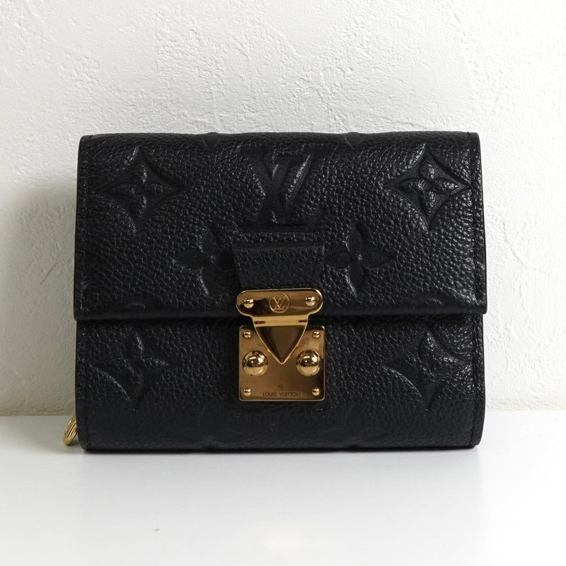ルイ ヴィトン モノグラム アンプラント ポルトフォイユ メティスコンパクト コンパクトウォレット 三つ折り財布 ブラック M80880 - NEWSED