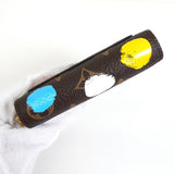 ルイ ヴィトン モノグラム ポルトフォイユ ルー草間彌生コラボ 二つ折り財布 ブラウン M81981 ICチップ内蔵 - NEWSED