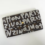 ルイ ヴィトン モノグラム グラフィティ ポシェット ポルトモネクレディ 長財布 ブラウン M92189 - NEWSED