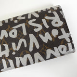 ルイ ヴィトン モノグラム グラフィティ ポシェット ポルトモネクレディ 長財布 ブラウン M92189 - NEWSED