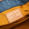 ルイ ヴィトン モノグラムデニム プリーティ ミニハンドバッグ ブルー M95020 レディース