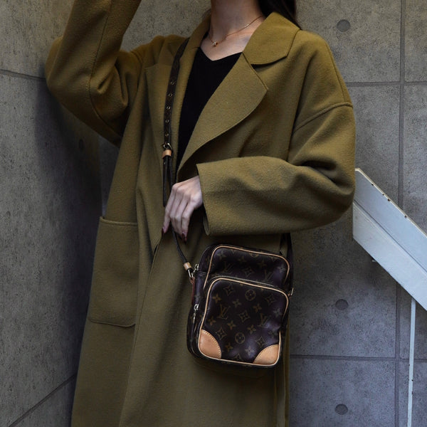 ルイ ヴィトン モノグラム アマゾン ショルダーバック ブラウン M45236