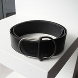 サンローラン パリ レザー ベルト 80 メンズ ブラック