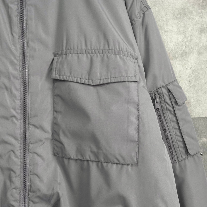 ステューシー オールド MA - 1 ブルゾン グレー - NEWSED