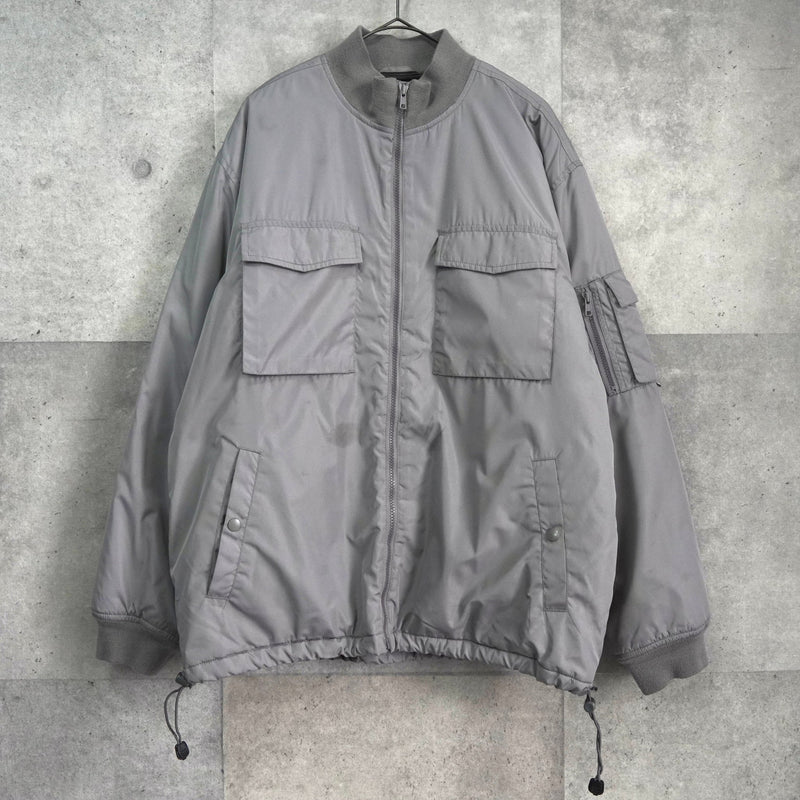 ステューシー オールド MA - 1 ブルゾン グレー - NEWSED