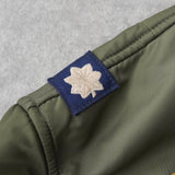 ラルフローレン パッチワーク リバーシブル MA - 1 カーキ / オレンジ - NEWSED