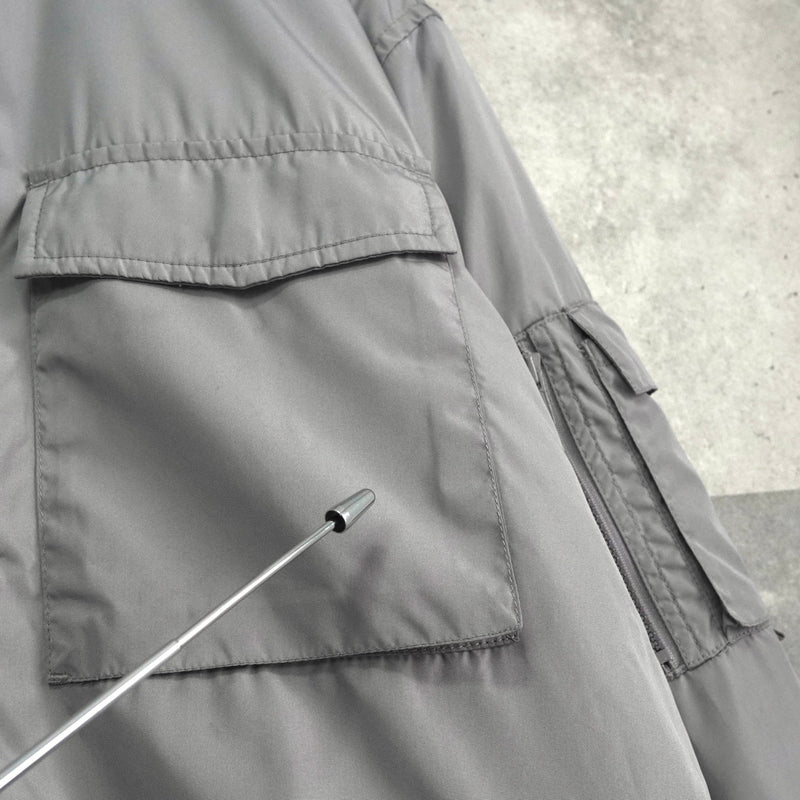 ステューシー オールド MA - 1 ブルゾン グレー - NEWSED