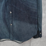 MABLE DENIM SHIRTS エムエーエスユー マーブル デニムシャツ デニムジャケット インディゴブルー メンズ - NEWSED