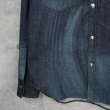 MABLE DENIM SHIRTS エムエーエスユー マーブル デニムシャツ デニムジャケット インディゴブルー メンズ - NEWSED