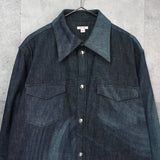 MABLE DENIM SHIRTS エムエーエスユー マーブル デニムシャツ デニムジャケット インディゴブルー メンズ - NEWSED