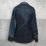 MABLE DENIM SHIRTS エムエーエスユー マーブル デニムシャツ デニムジャケット インディゴブルー メンズ - NEWSED