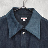 MABLE DENIM SHIRTS エムエーエスユー マーブル デニムシャツ デニムジャケット インディゴブルー メンズ - NEWSED