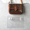 Macadam patterned leather shoulder bag