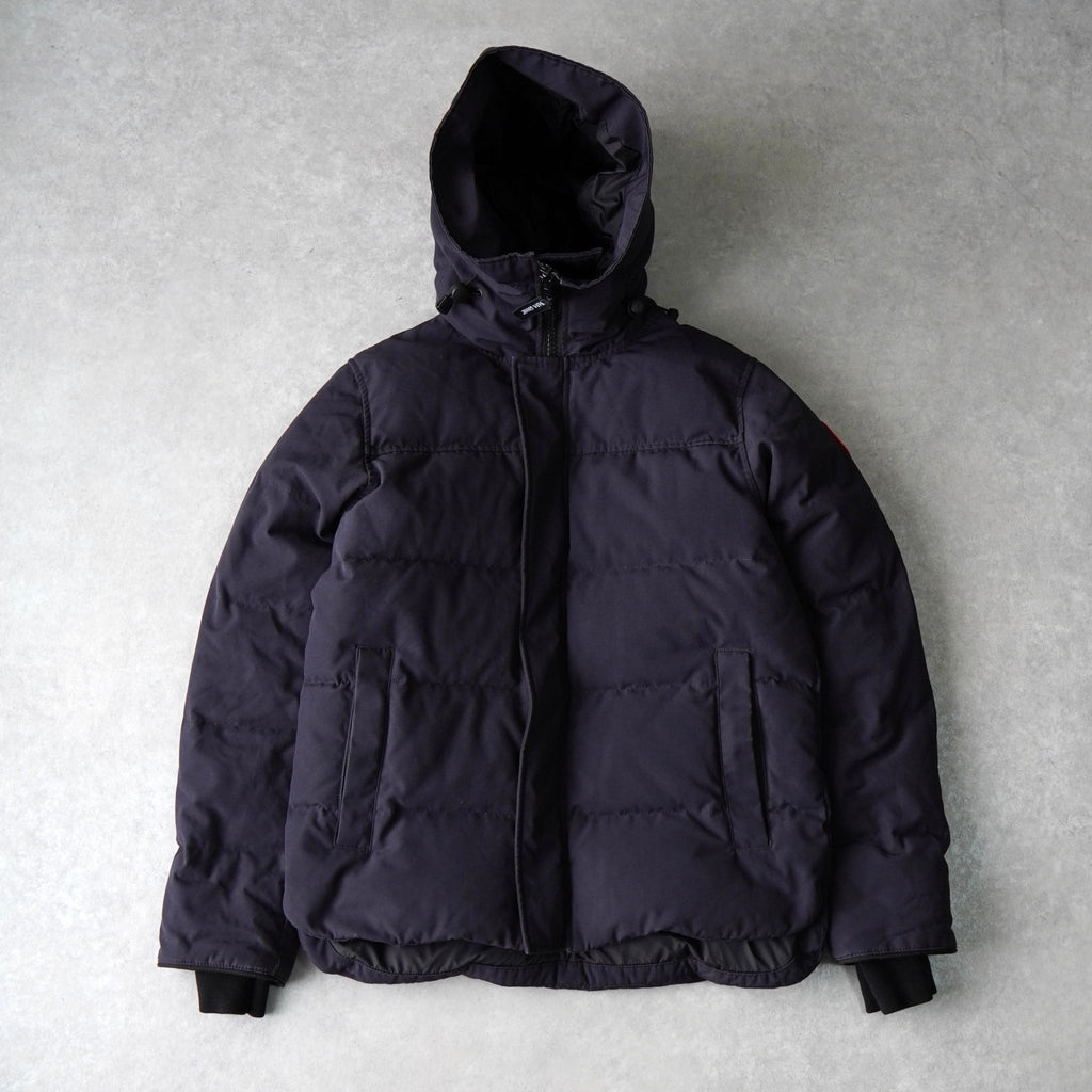 カナダグース MacMillan Parka ワッペン ダウンジャケット ブラック メンズ