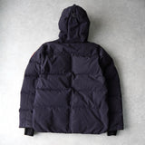 カナダグース MacMillan Parka ワッペン ダウンジャケット ブラック メンズ - NEWSED