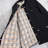 Mao - collar Quilting Jacket - NEWSED